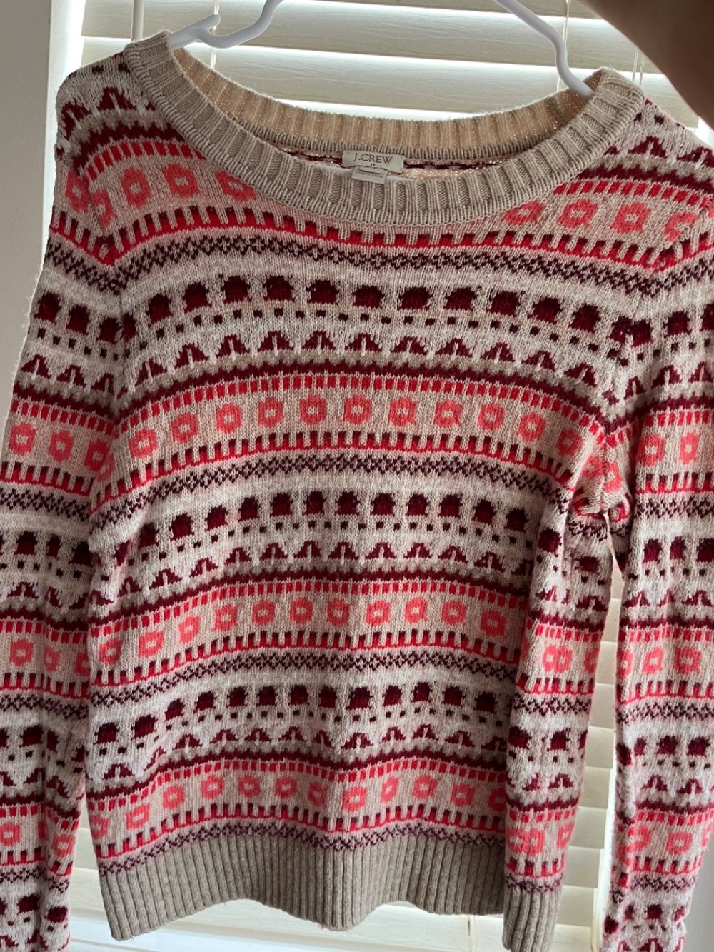 J.Crew Fair Isle Sweater - size m - Picture 4 of 6